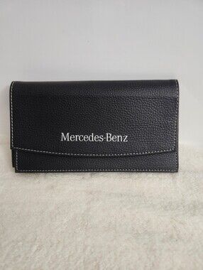 Mercedes-Benz Black Pebbled Wallet-Style Women's Bag
